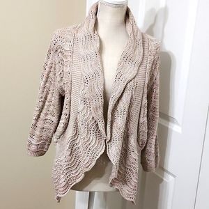 NORTHCREST OPEN CARDIGAN SZ M  EXCELLENT CONDITION